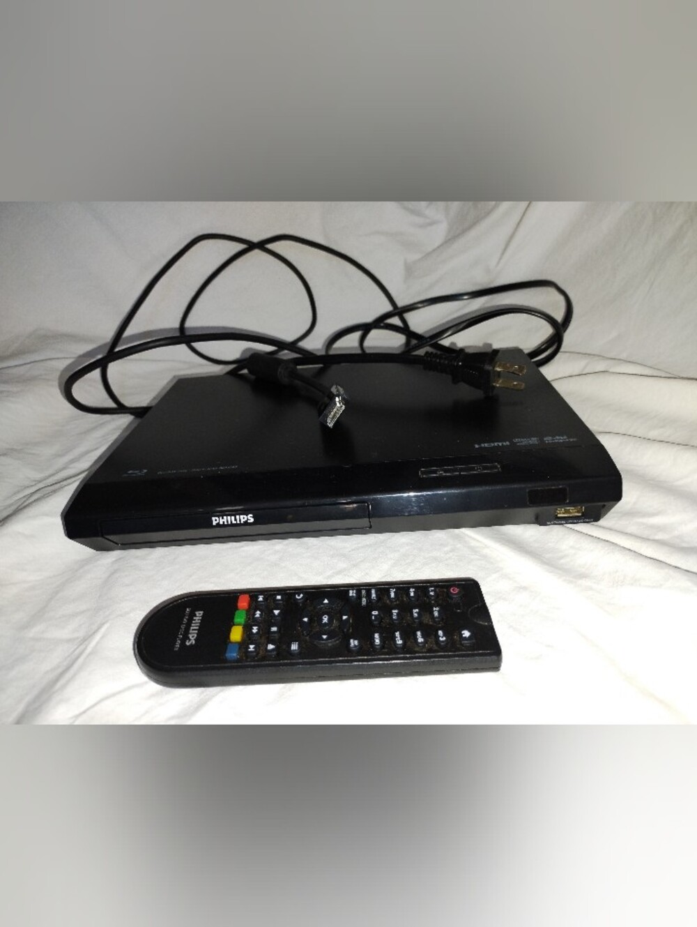 Philips Blue Ray DVD Player BDP-1300/F7 With Remote Tested